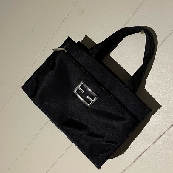 Black Handbag in Fendi Style “VENETO” - Picture 4 of 4